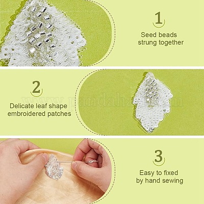 Компьютеризированная вышивка тканью утюжок на / шить на заплатках DIY-FG0006-29B-1