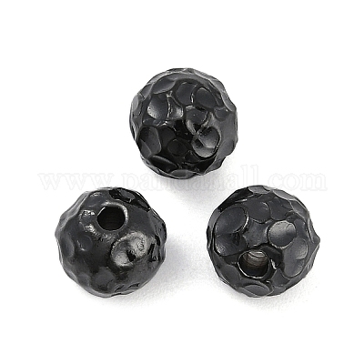 Текстурированные бусины из хирургической нержавеющей стали 316 STAS-M106-01E-EB-1