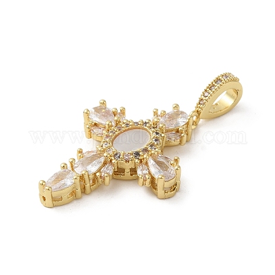 Стойка с латунным микропаве KK-A190-03G-1