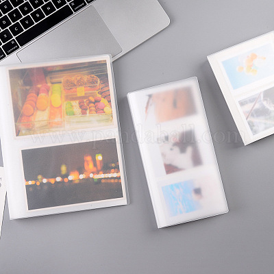Mini Album Fotografico Trasparente – Capienza 20 Foto Da 3 Pollici – Copertina Colorata, Con Fibbia – Per Mini Fotocamera