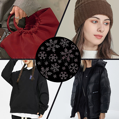 Исправление узора снежинки стразами DIY-WH0430-205E-1