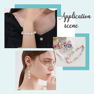 555 шт. непрозрачные смоляные бусины на Хэллоуин FIND-AR0002-64-1