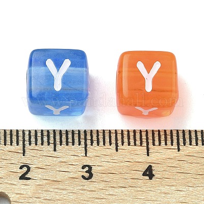 Прозрачные акриловые бусины&nbsp;MACR-K365-07Y-1