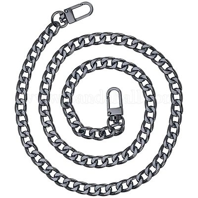 Purse Chain Strap Crossbody Bag Chains Strap Handbag Shoulder Bag Chain  Replacement Leather Chain Straps 47.2 : : Home