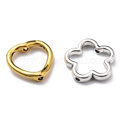 100 шт. 4 оправы из сплава в тибетском стиле FIND-FS0001-74-1