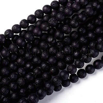 Wholesale Natural Lava Rock Beads Strands 