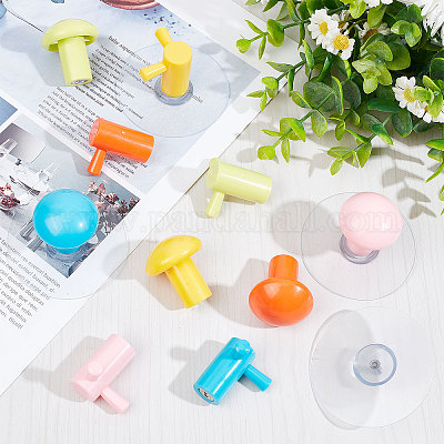 2 комплект из 2 настенных крючков-вешалок с ручкой из полипропилена AJEW-GF0006-83-1