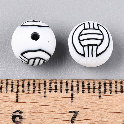 Бусины из полимерной глины  CLAY-N014-02A-09-1