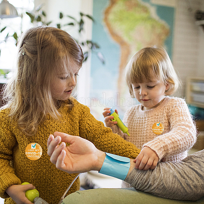 Брошь из белой жести JEWB-WH0012-013-1