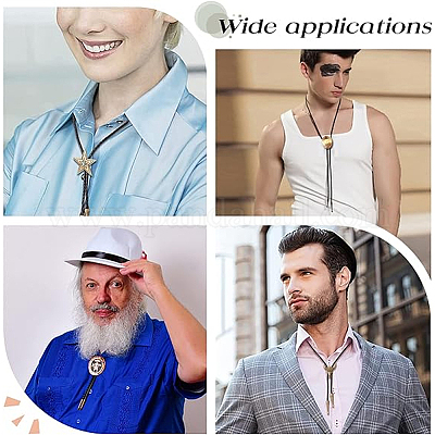 Железная застежка-молния для галстука-боло IFIN-GF0006-60-1