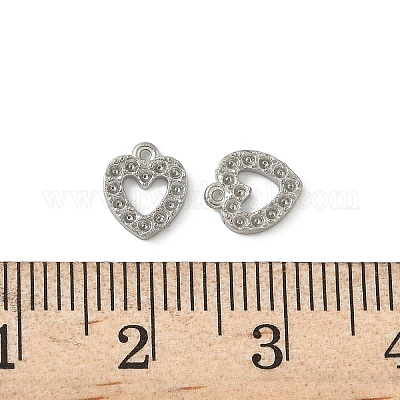 Подвеска из нержавеющей стали 304 со стразами STAS-Z144-02P-03-1