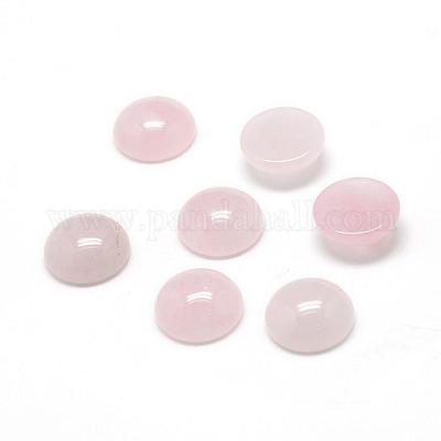 Природный роза кварц драгоценный камень кабошоны G-T020-18mm-09-1