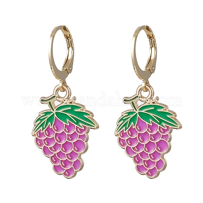 9 пара серег с подвеской на английском языке с застежкой-рычагом EJEW-JE06557-1