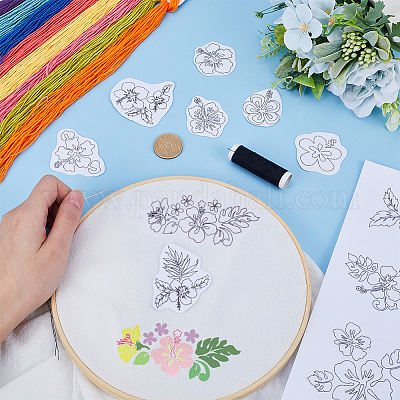 Эскиз водорастворимого средства для вышивания ПВА DIY-WH0514-019-1