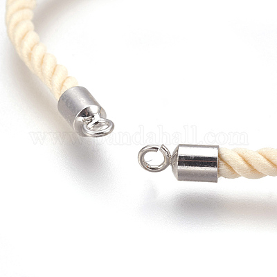 Изготовление браслетов из хлопка KK-F758-03K-P-1