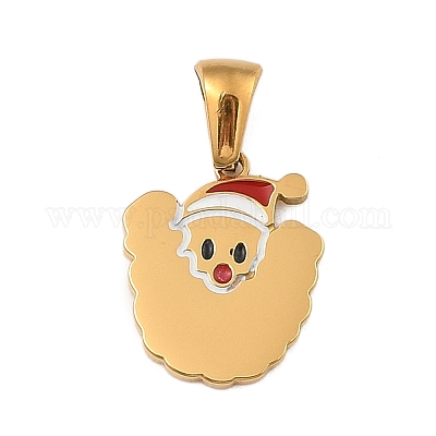 Подвески из нержавеющей стали 304 на рождественскую тематику STAS-R007-01U-G-1