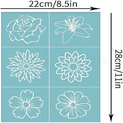Wholesale OLYCRAFT 4x5 Inch Clay Stencils for Polymer Clay Flower Leaves Silk  Screen Printing Stencils Chrysanthemum Silk Screen Stencils Reusable Mesh  Transfer for Polymer Clay Earring Jewelry Making 