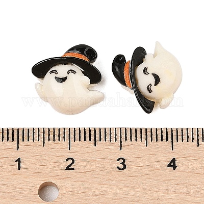 Кабошоны из непрозрачной смолы на тему Хэллоуина CRES-M037-07F-1