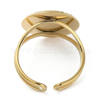 Ионное покрытие (ip) кольца из нержавеющей стали 304 RJEW-C075-04A-G-1