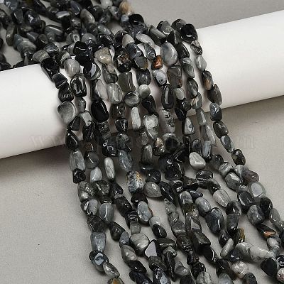 Натуральный орлиный глаз бусы G-Q060-D06-1