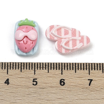 Летняя тематика смоляные кабошоны RESI-K043-14-1