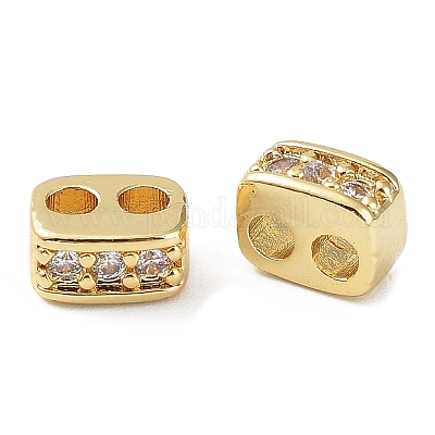 Латунные микро проложить кубического циркония многожильных соединения KK-A189-05G-1