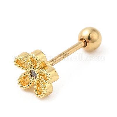 Boucles D’oreilles Créoles Femme – Acier Inoxydable Et Pierres Zircon – Petites, Discrètes Et élégantes