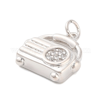 Латунные микро проложить кубического циркония подвески KK-H527-28P-1