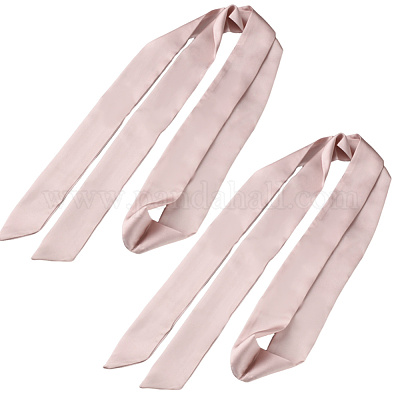 Длинный полиэстеровый шелковый шарф для женщин и девочек AJEW-WH20042-77B-1