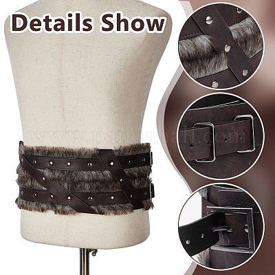 Ремень из искусственной кожи&nbsp;AJEW-WH0248-628-1