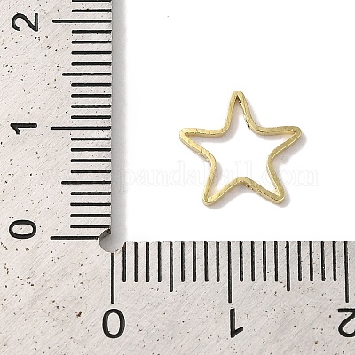 Латунные соединительные колечки KK-K383-09A-G-1