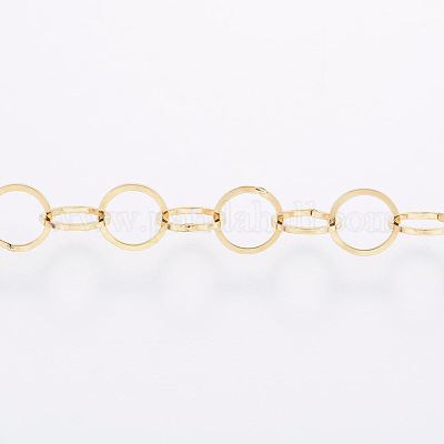 3.28 фут ручной работы ионное покрытие (IP) 304 нержавеющая сталь роло цепи X-CHS-H007-59G-1