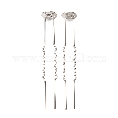 Messing Haar Gabel Zubehör&nbsp;KK-H298-02B-1