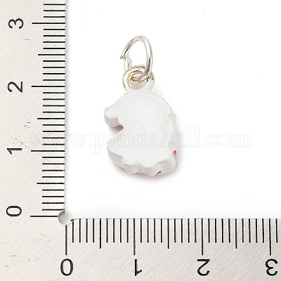 Подвески из сплава и эмали с рождественской тематикой FIND-I063-01C-1