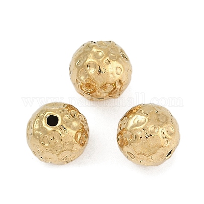 Текстурированные бусины из хирургической нержавеющей стали 316 STAS-M106-01F-G-1