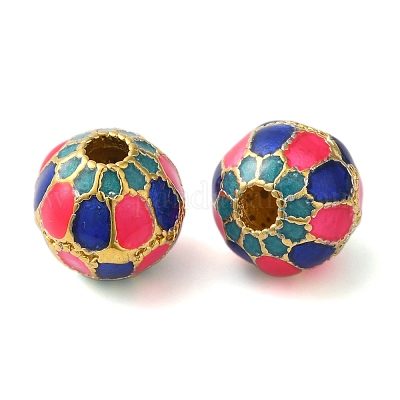 Стойки покрытие латунь эмаль бисер KK-P276-23A-G-1