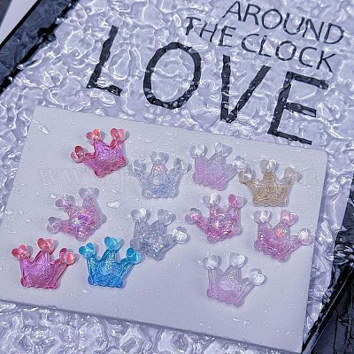 Светящиеся кабошоны из прозрачной смолы CRES-L045-05-1