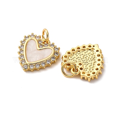 Латунные микро проложить кубического циркония подвески KK-D390-26G-02-1