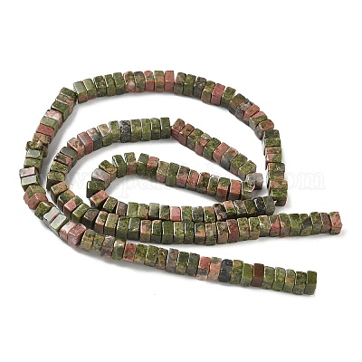Природные Unakite бисер нитей G-I394-A07-1
