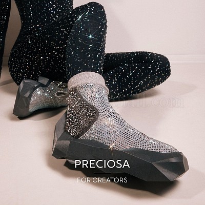 Preciosa® maxima crystal без горячей фиксации плоские камни Y-PRC-NSS8-00030-261-1