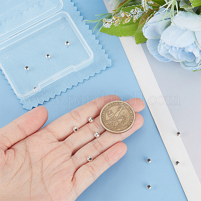 16 шт. 925 бусины-рондели из стерлингового серебра STER-BC0001-86-1