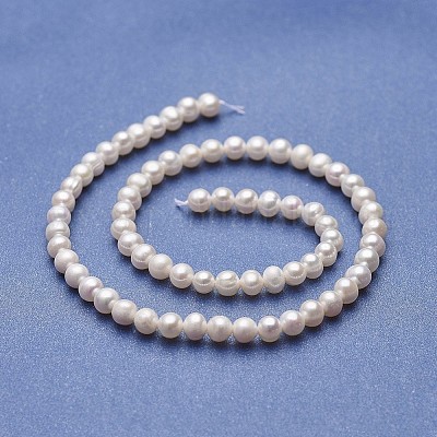 Нити из натурального культивированного пресноводного жемчуга PEAR-P060-18-01-1