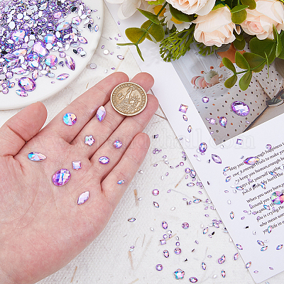 Акриловый кабошоны со стразами DIY-HS0001-63E-1