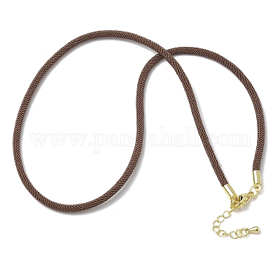 Изготовление ожерелий из нейлонового шнура милан толщиной 3 мм NJEW-H084-01G-1