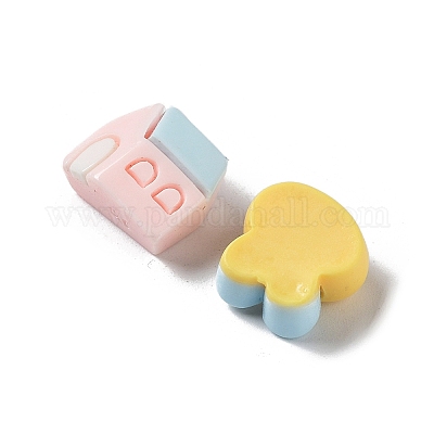 Непрозрачные кабошоны из смолы CRES-M026-01-1