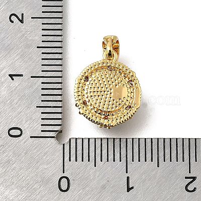 Латунные микро проложить кубического циркония подвески KK-S517-03G-1