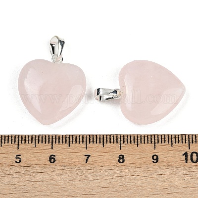 Природного розового кварца подвески G-G956-B05-S-1