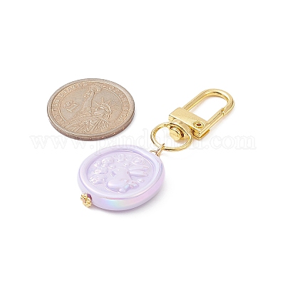 Декоративный акриловый кулон HJEW-JM01051-1