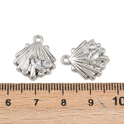 Латунные микро проложить кубического циркония подвески KK-K407-46C-P-1