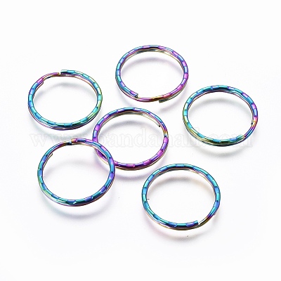 Ионное покрытие (ip) 304 нержавеющая сталь разъемные брелоки STAS-G201-09A-M-1